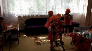 Сюжетно-ролевая игра в старшей группе "Пожарные"