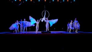 Детское объединение «Цирковая студия «Грация» солистка в воздушном кольце Шматова Елизавета