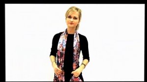 21 способ завязать платок и палантин на шее. Часть 5