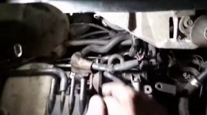 Как снять датчик температуры охлаждающей жидкости на Опель омега б v6 очень просто