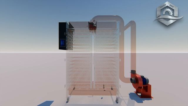 Промышленный инфракрасный сушильный шкаф. смотреть онлайн