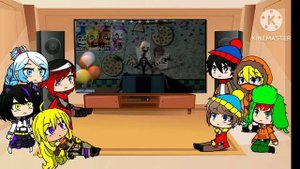 KM1: RWBY React To FNAF 2 Five More Nights By JT Music Remake 2023 (Feat, South Park) Ep 51