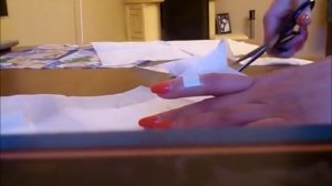 Декупаж. Как на салфетке напечатать нужный рисунок