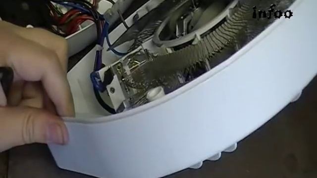 Простой ремонт тепловентилятора.