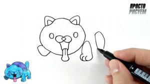 Рисуем Кэнди Кэт из Поппи Плейтайм