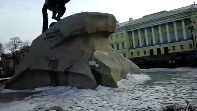 Памятник Петру Первому набережная Невы смотреть онлайн