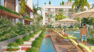 Coral Beach Village/Architectural Visualization /3d Animation in Lumion|