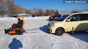 Электровездеход гусеничный, электроснегоход, электротрактор