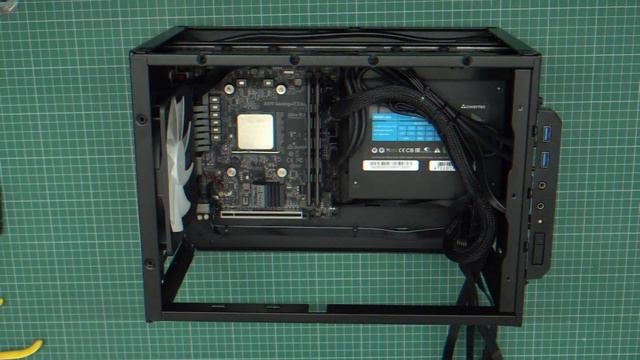 Сборка miniITX ПК в Fractal Design Core 500 (X470 gaming-itx/AC, Ryzen 7 3700X, RTX 2060, L240 v2)