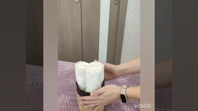 Как сложить полотенца. Компактно, практично и красиво?