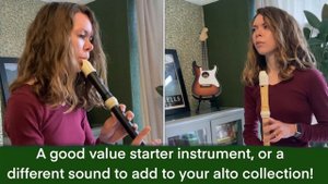 Sound Comparison: Thomann TRA-31B and Yamaha Ecodear YRA-402B Alto Recorders. Review.