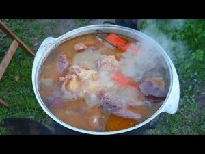 СУП ИЗ ГОВЯДИНЫ По-ВЬЕТНАМСКИ в КАЗАНЕ на КОСТРЕ. РЕЦЕПТ Фо Бо. ENG SUB.