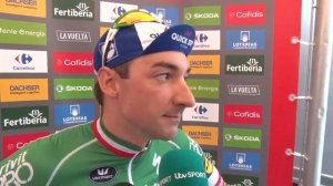 Elia Viviani - post-race interview - Stage 10 - Tour of Spain / Vuelta a España 2018