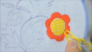 Мастер класс Владимирская вышивка , взято с канала Malina GM Embroidery