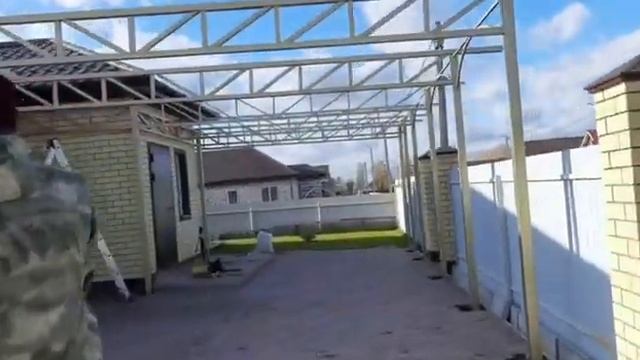 Установка навеса на входную группу смотреть онлайн