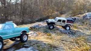 RC crawler 1/24 scale Axial SCX24 Jeep JT Gladiator & Chevrolet C10 1967 mini car truck [048]