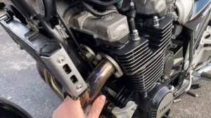 Yamaha XJR 1300 из Японии с пробегом 2300 км.