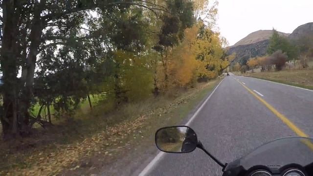 Wanaka to Queenstown on Suzuki 1250 Bandit via Kawarau Gorge & Arrowtown смотреть онлайн