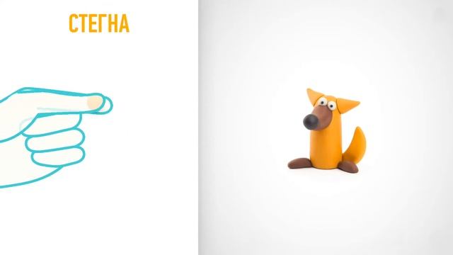 СОБАЧКА своими руками из пластилина, обучающие видео для детей смотреть онлайн
