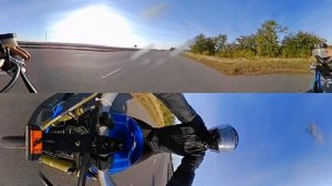 Suzuki Stunt учусь ездить на заднем  видео 360 vR режим