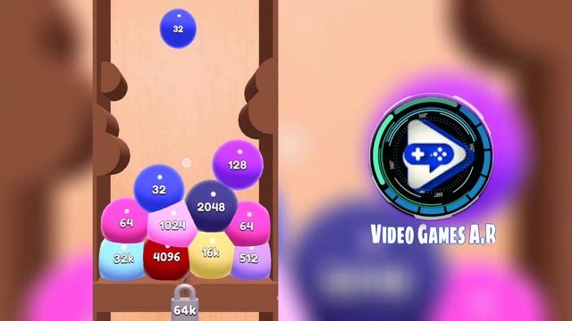 Jelly 2048: Unlock 64k Blob Merge 3D (Part 03) Jelly Game