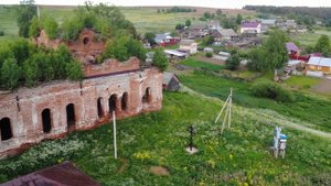 Заброшенная церковь Церковь Казанской иконы Божией Матери в селе Старые Зятцы, Удмуртия