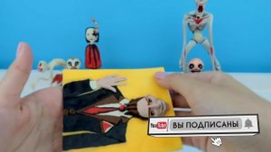Большой Чарли SCP 4158 и Человек с перевернутым лицом (головой)| Лепим Творения Тревора Хендерсон