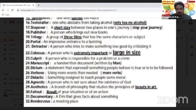 QUIZ-100 "LIVE QUIZ GAME" SHARP AT 7.25 PM ON SPOKEN ENGLISH DATE: 02/03/2021 (TUESDAY) смотреть онлайн