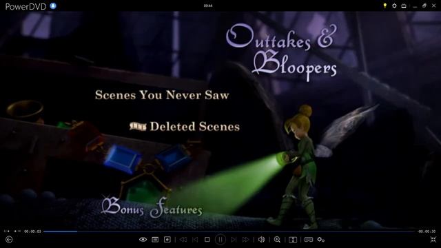 Tinkerbell And The Lost Treasure 2009 DVD Menu Walkthrough смотреть онлайн