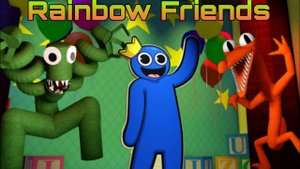Полное прохождение режима Rainbow friends в Roblox