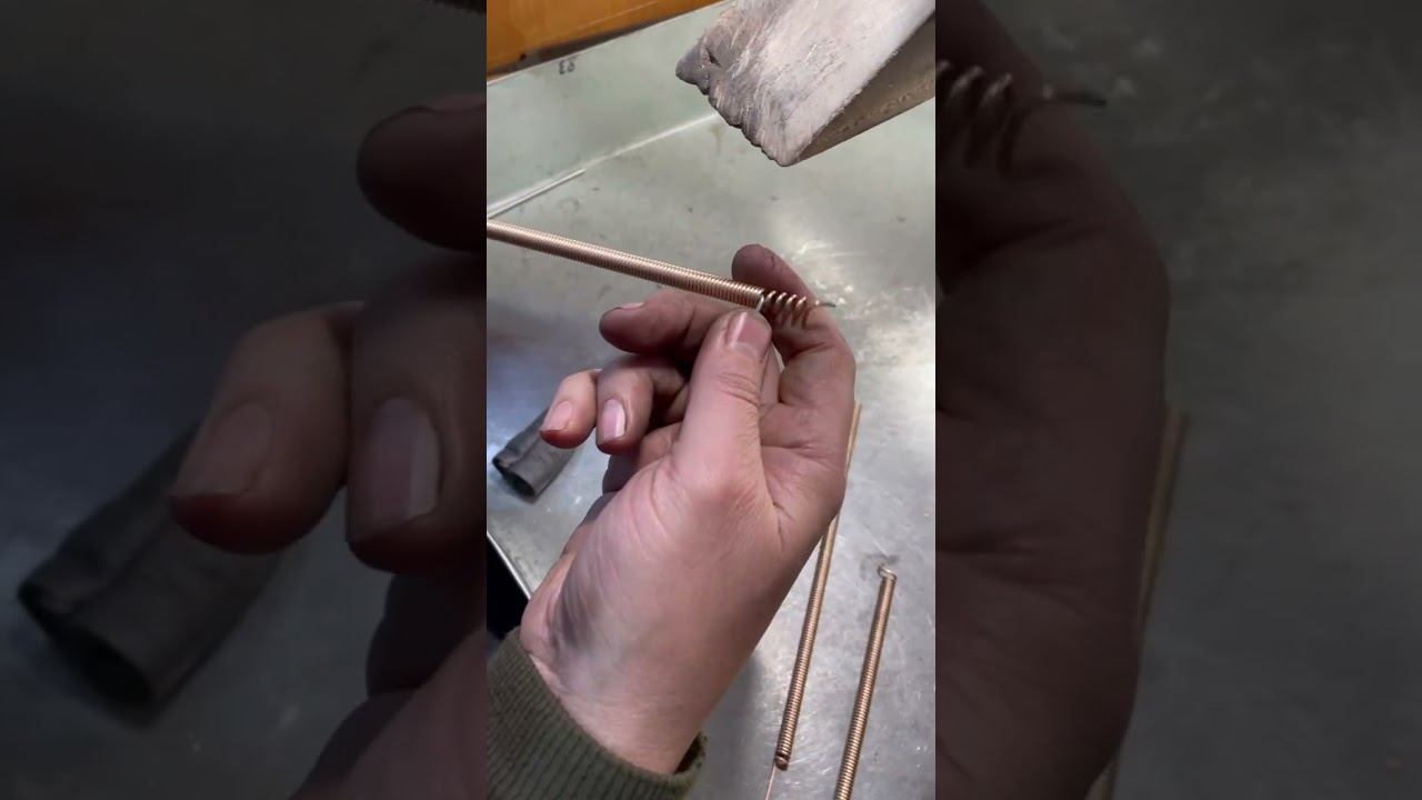 Накрутка на ригель | Изготовление золотой цепочки смотреть онлайн