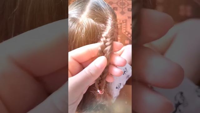 Красивая прическа. Рыбий хвост. смотреть онлайн