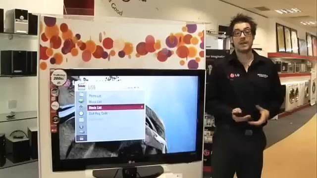 LG 2009 TVs USB Connectivity and DivX MKV HD how to смотреть онлайн