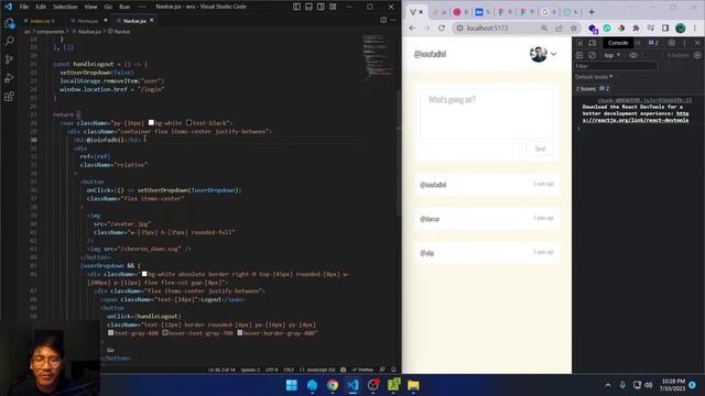 Social Media - Laravel, React JS, Tailwind - #2