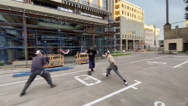 Упражнение. Кистень против двух палок смотреть онлайн