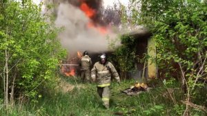 Пожар 12 мая в СНТ у деревни Борисово