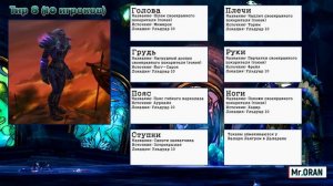 ТРАНСМОГ РАЗБОЙНИК НА 3.3.5a I СЕТЫ Т1 - Т10