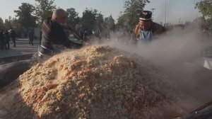 Pilaf Festival in Dushanbe. Фестиваль плова в Душанбе