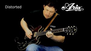 Aria TA DOMINO Electric  guitar demonstration