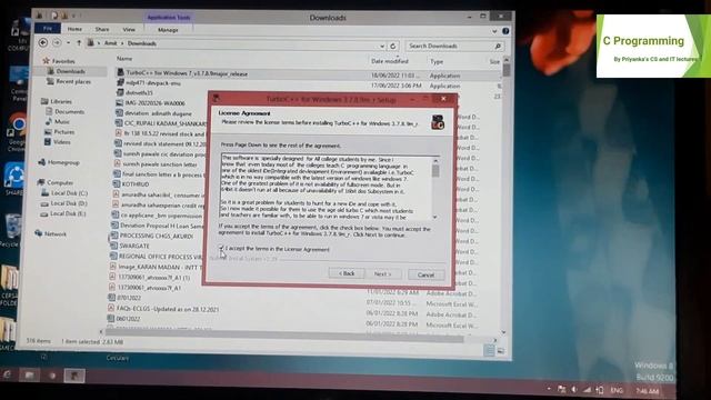 C_7 How to download and install Turbo C++ for Windows 7/8/10 without .net framework error