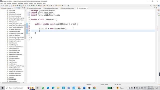 Difference between List and Set | Collection Interface | Tutorial #79 смотреть онлайн