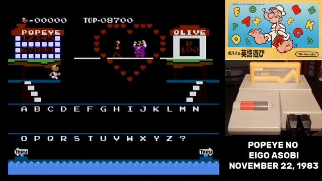 Famidaily - Episode 0007 - Popeye no Eigo Asobi (ポパイの英語遊び) смотреть онлайн