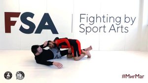 Рычаг колена при приходе гарда или knee bar from over under pass! #МигМаг