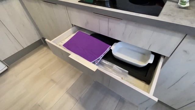 Угловая кухня на 10м/кв для молодой семьи из Зеленограда. смотреть онлайн