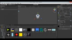 Render texture в unity3d на русском, создание простых моделий, изменение цвета блока через скрипт.