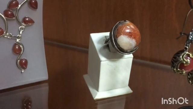 Дизайнерские украшения с натуральными камнями. Яшма в серебре. Ювелирные украшения с яшмой