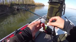 Новая приманка порадовала друга! Ловля щуки на реке осенью