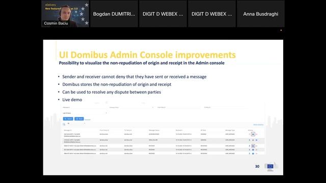 eDelivery Domibus 5.0 new features webinar - October 2022 смотреть онлайн