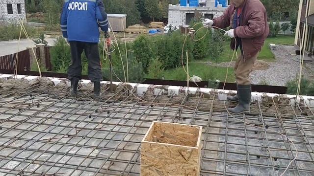 заливка монолитного перекрытия