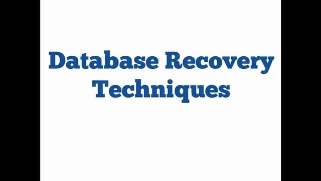 SQL Server Database Recovery Techniques 0